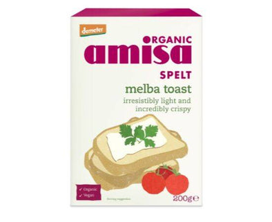 Amisa Spelt Melba Toast [200g x 6] Amisa