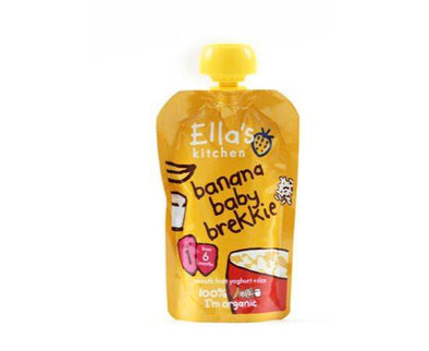 Ellas/K Banana Baby Brekkie 4m+ [100g x 6] Ellas Kitchen