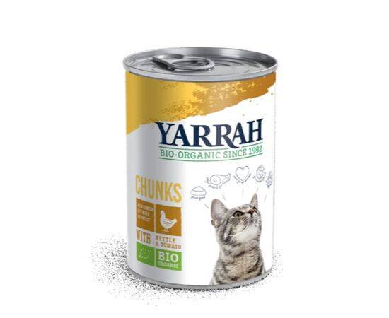 Yarrah Chicken Cat FoodNettle & Tom Sauce  [405g] Yarrah