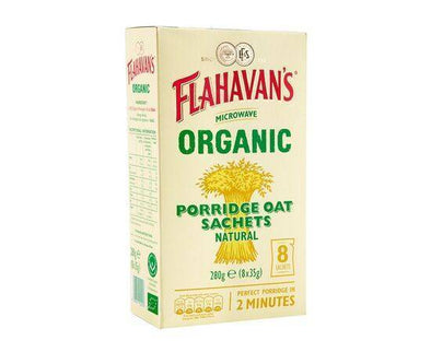 Flahavans Quick Oats Organic Porridge Sachet 8pk [280g] Flahavans
