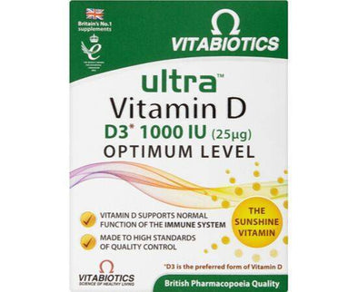 Vitabiotics Ultra Vitamin D3 Tablets [96s] Vitabiotics