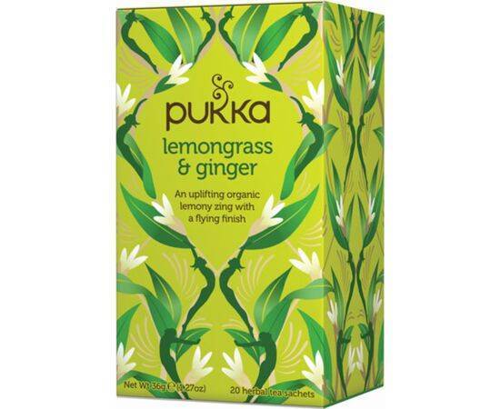Pukka Lemongrass & Ginger Tea [20 Bags] Pukka
