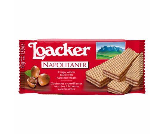 Loacker Napolitaner Hazellnut Creme Wafer [45g x 25]