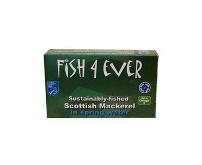 Fish 4 Ever Scottish Mackerel In Spring Water [125g] Fish 4 Ever