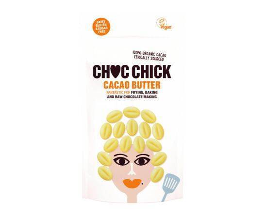 Choc Chick Org Raw CacaoButter [100g] Choc Chick