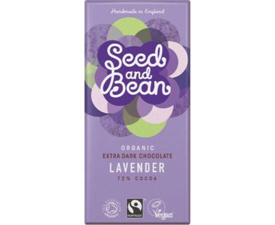 Org Seed/B Extra Dark (72%) Choc Bar Lavender [85g x 8]