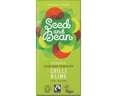 Org Seed/B Extra Dark (72%) Choc Chilli Lime [85g x 8]