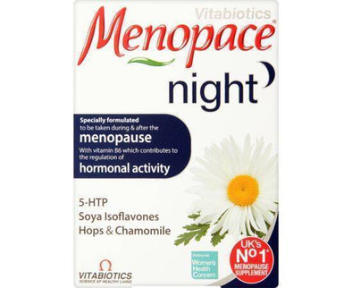 Vitabiotics Menopace Night Tablets [30s] Vitabiotics