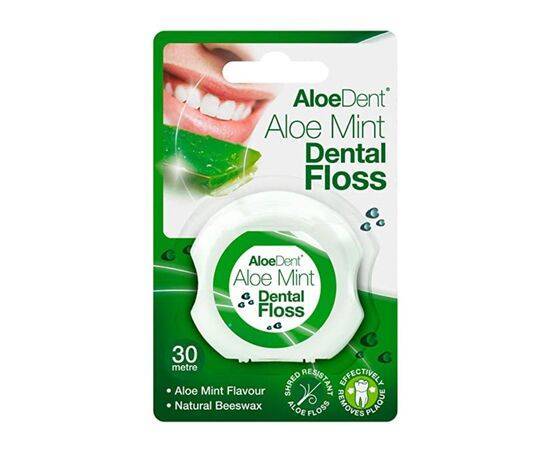 Aloe Dent Aloe Vera Dental Floss 30mtr [Single] Aloe Dent