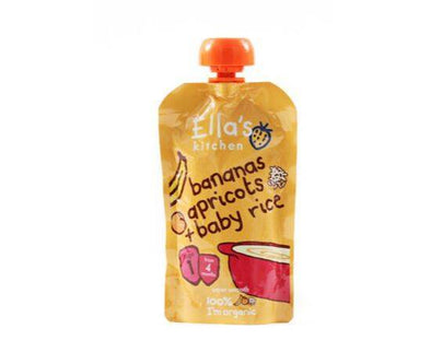 Ellas/K Banana & Apricot Baby Rice 4m+ [120g x 7] Ellas Kitchen