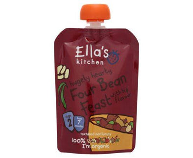 Ellas/K Full Of Beans VegFeast 7m+ [130g x 6] Ellas Kitchen
