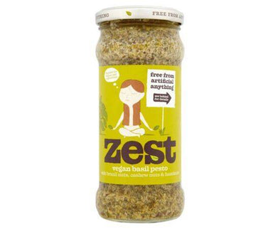 Zest Basil Pesto Suitable For Vegans [340g] Zest