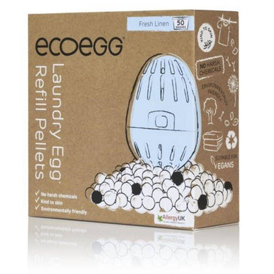 Ecoegg Laundry Egg Refills - 50 Wash Fresh Linen Single