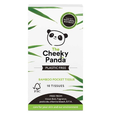 Cheeky Panda The Plastic Free Bamboo Pocket Tissues 10 Pack