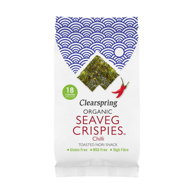 Clearspring Organic Seaveg Crispies - Chilli 4g x 16