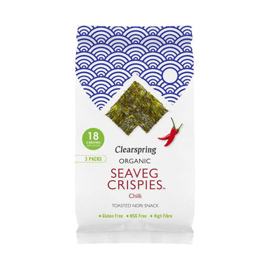 Clearspring Organic Seaveg Crispies Multipack - Chilli (4gx3)