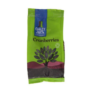 Crazy Jack Ready To Eat - Cranberries 100g x 8