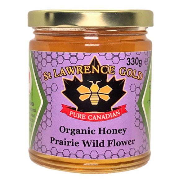 St Lawrence Gold Organic Prairie Wild Flower Honey 330g