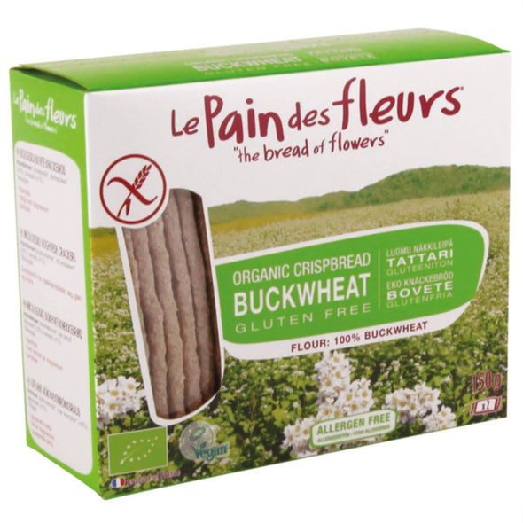 Le Pain Des/Fl Organic & Gf Buckwheat Crispbread 150g x 6