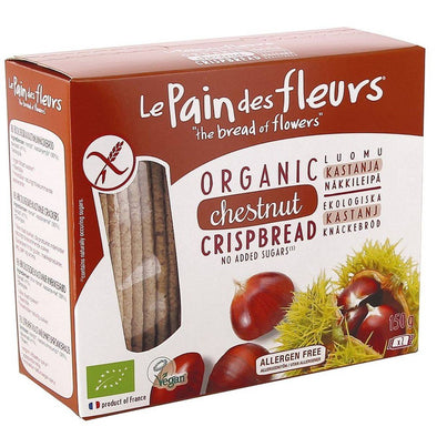 Le Pain Des/Fl Organic & Gf Chestnut Flour Crispbread 150g x 6