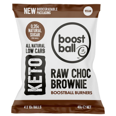 Boostball Chocolate Brownie Keto Burners 40g x 12