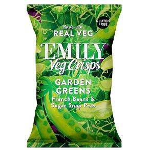 Emily Crisps Garden Greens 80g x 8