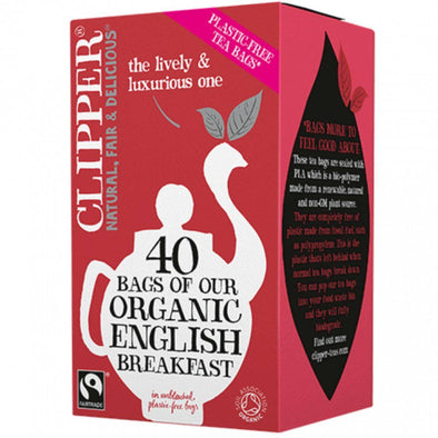 Clipper Organic & Fair Trade English Breakfast Tea 40 Bags