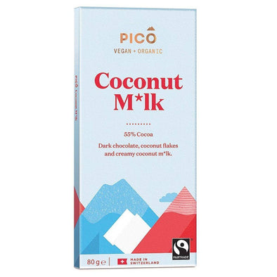 Pico Organic Coconut M*lk Chocolate 80g x 10