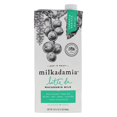 Milkadamia Barista Latte Da Macadamia Milk 946ml x 6