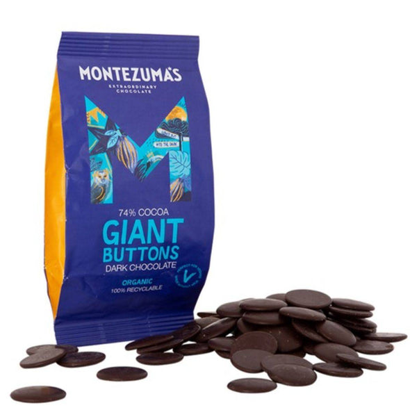 Montezuma's Montezumas 74% Dark Giant Buttons 180g