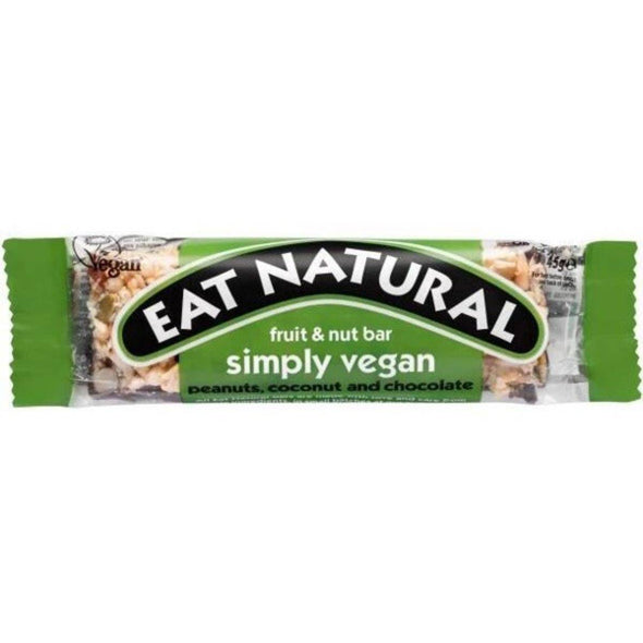 Eat Natural Simply Vegan Fruit & Nut Bars 45g x 12