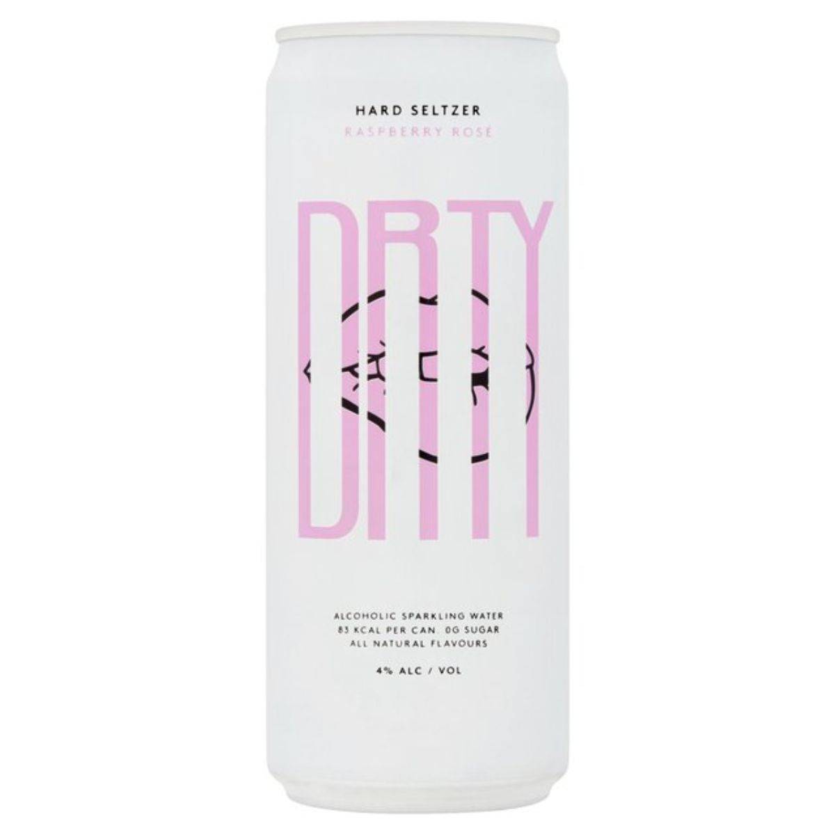 Drty Hard Seltzer - Raspberry Rose 330ml x 12