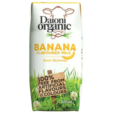 Daioni Banana Flavoured Milk 200ml x 18