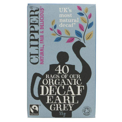 Clipper Organic Fair Trade Decaf Earl Grey Tea 40 Bags