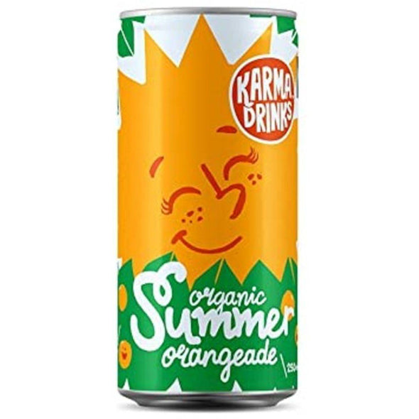 Karma Cola Fairtrade Organic Summer Orangeade 250ml x 24