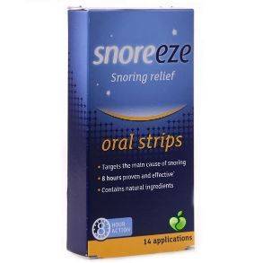 Snoreeze Snoring Relief Oral Strips 14s
