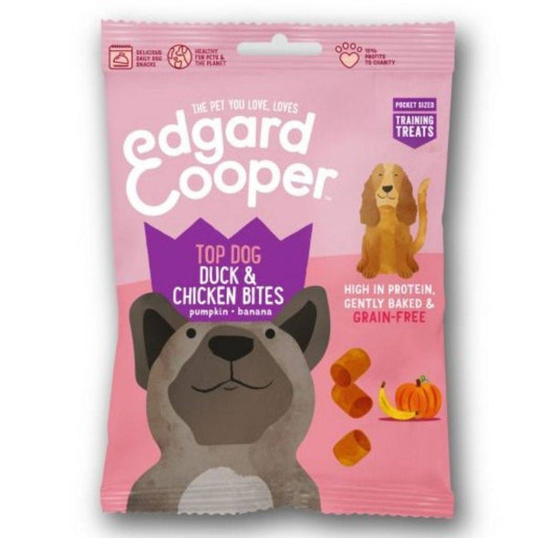 Edgard & Cooper Dog Treat Bites - Duck Chicken 50g