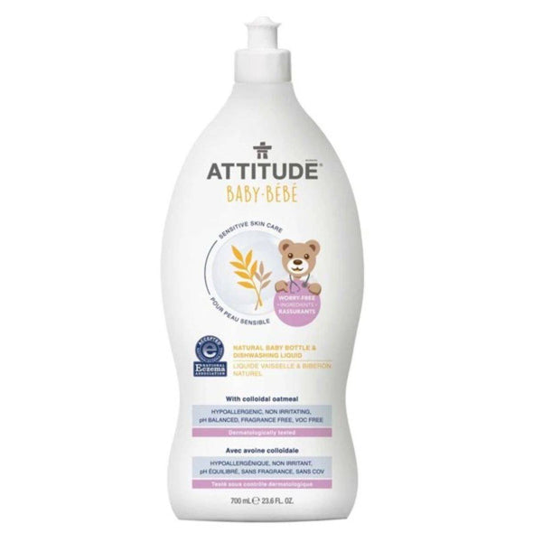 Attitude Little Ones - Washing Up Liquid Fragrance Free 700ml