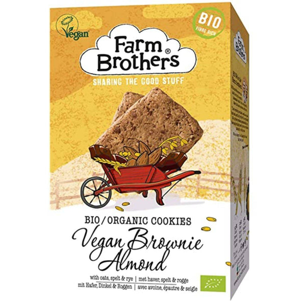 Farm Brothers Vegan Brownie & Almond Cookies 150g