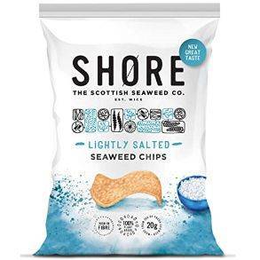 Shore Seaweed Chips - Sea Salt 80g x 12
