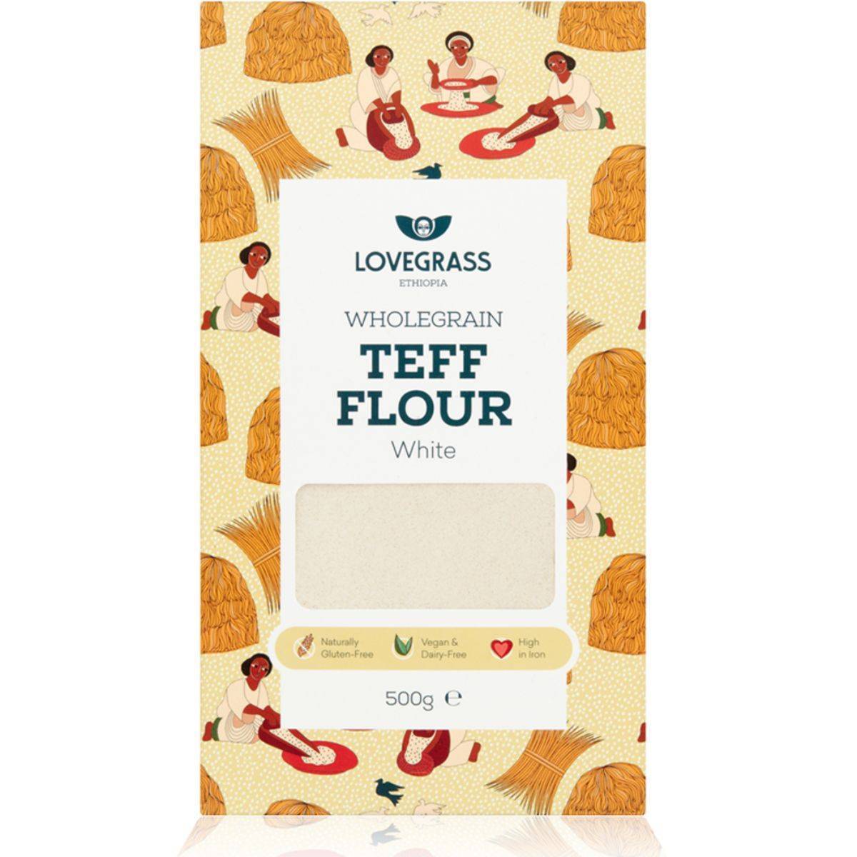 Lovegrass Ethiop Ethiopia White Teff Flour 500g