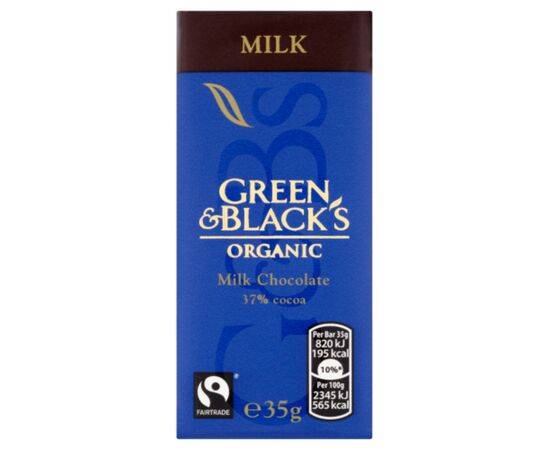 Green/Bl Milk ChocolateBar [35g x 30] Green & Blacks