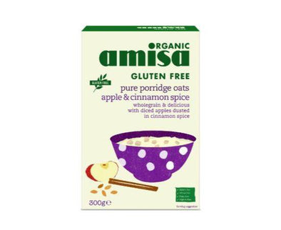 Amisa Pure Porridge Oats Apple & Cinnamon Spice [300g] Amisa