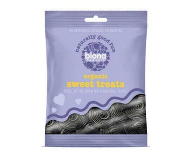 Biona Licorice Spirals [75g x 12] Biona