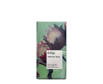 Vivani Organic Milk Chocolate Whole H'nuts [100g x 10] Vivani