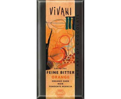 Vivani Organic Dark Orange Chocolate [100g x 10] Vivani