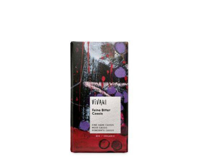 Vivani Organic Cassis Filled Dark Chocolate [100g x 10] Vivani