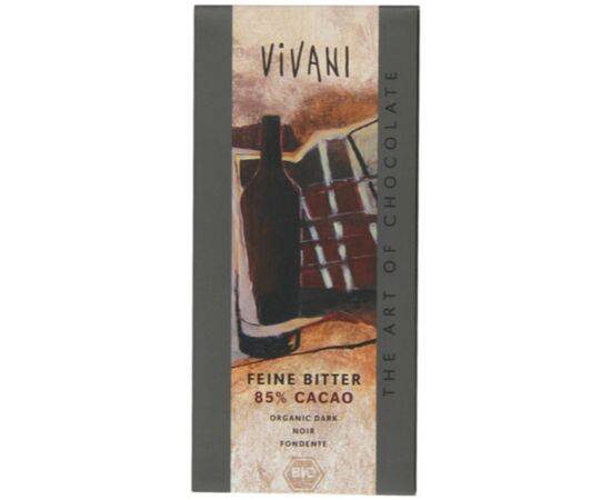 Vivani Organic Dark Chocolate 85% Cocoa [100g x 10] Vivani