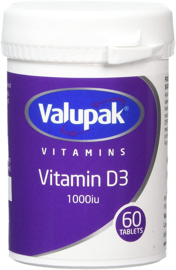 Valupak Vitamin D1000Iu 60 Tablets
