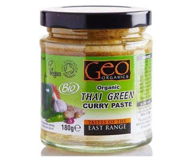 Geo Org Organic Thai Green Curry Paste [180g x 6] Geo Organics